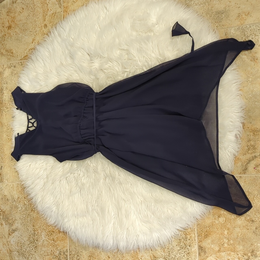 Navy blue dress